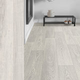 PVC-Bodenbelag ESTELLE Anwendung Wohnung Mattenlager | Dielen Weiß