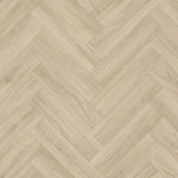 PVC-Bodenbelag FELIX Nahaufnahme Mattenlager | Fischgrät Beige