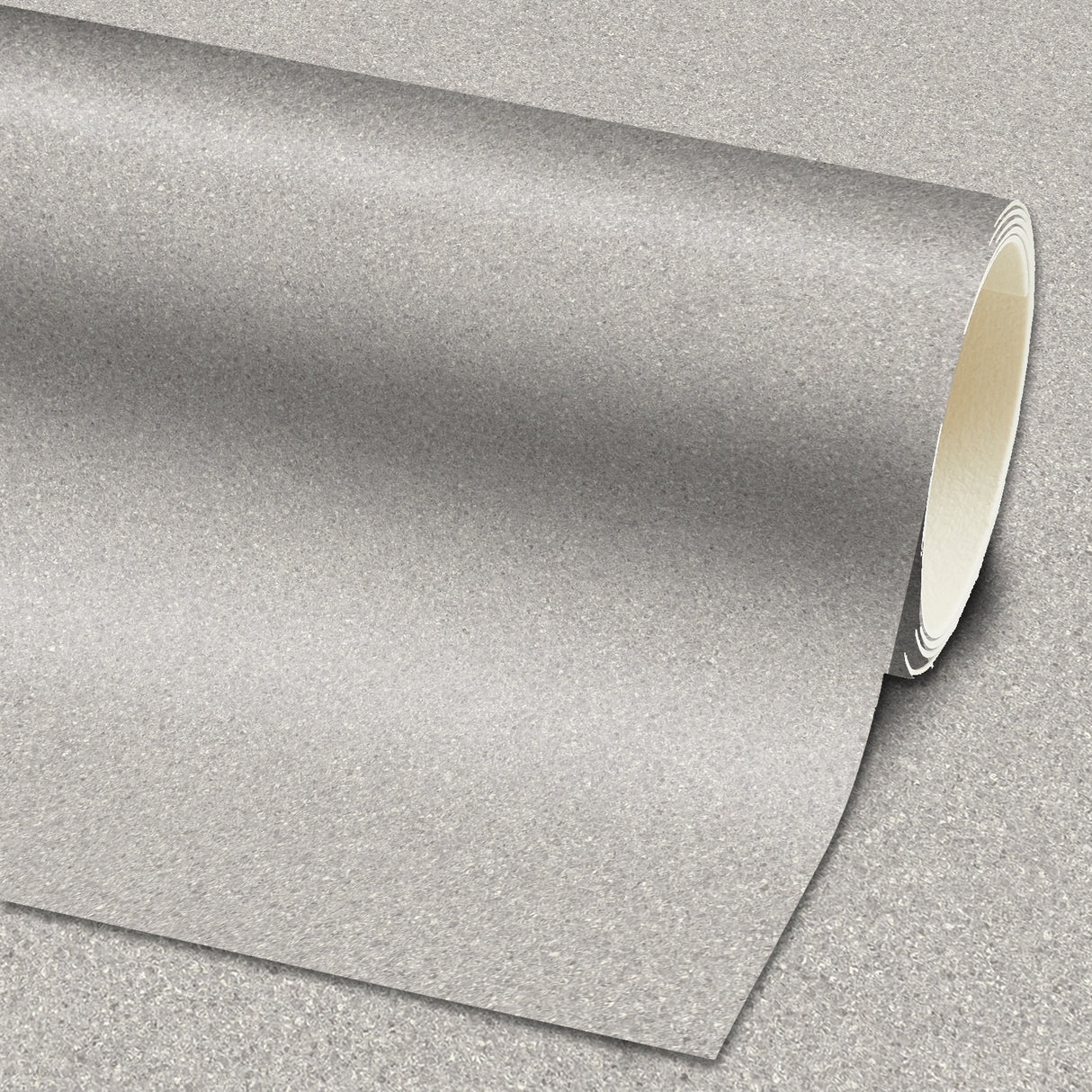 PVC-Bodenbelag FELIX Gesamtansicht Rolle Mattenlager | Uni Grau