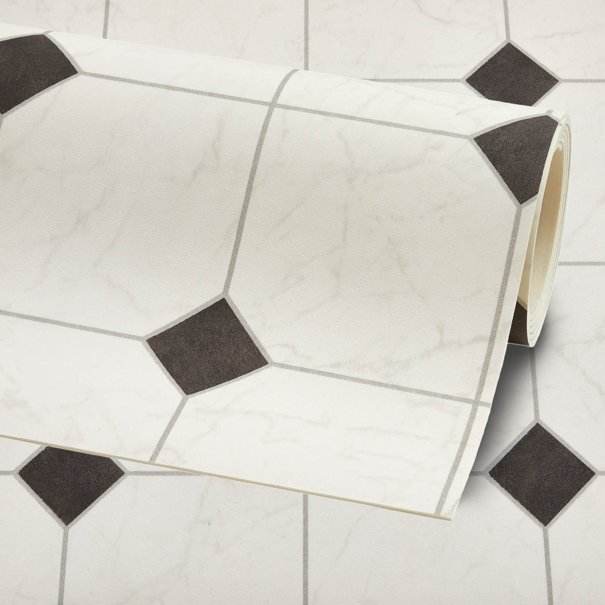 PVC-Bodenbelag VICTORIA in edler Design Fliesen-Optik
