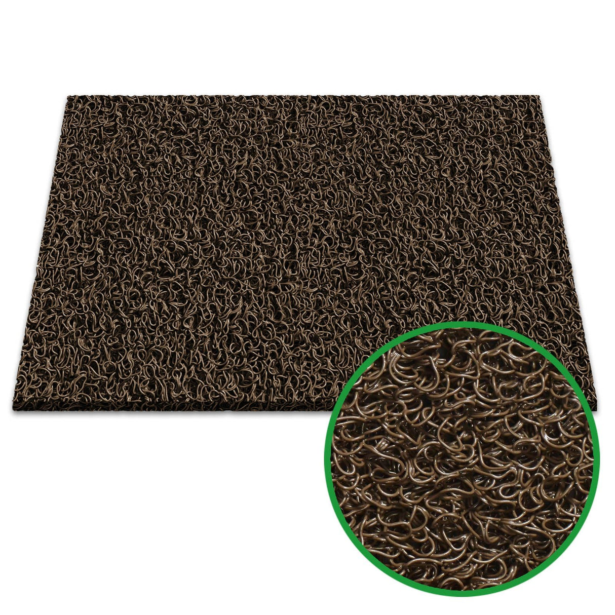 Spaghettimatte - entfernt Grobschmutz | Braun