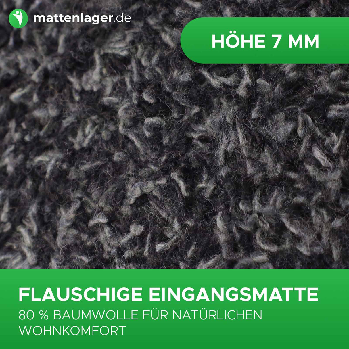 Tapis DEAN anti-salissures - tapis en coton absorbant