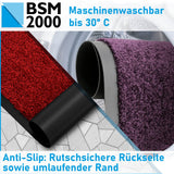 Schmutzfangmatte bunt - GRACE | Grau