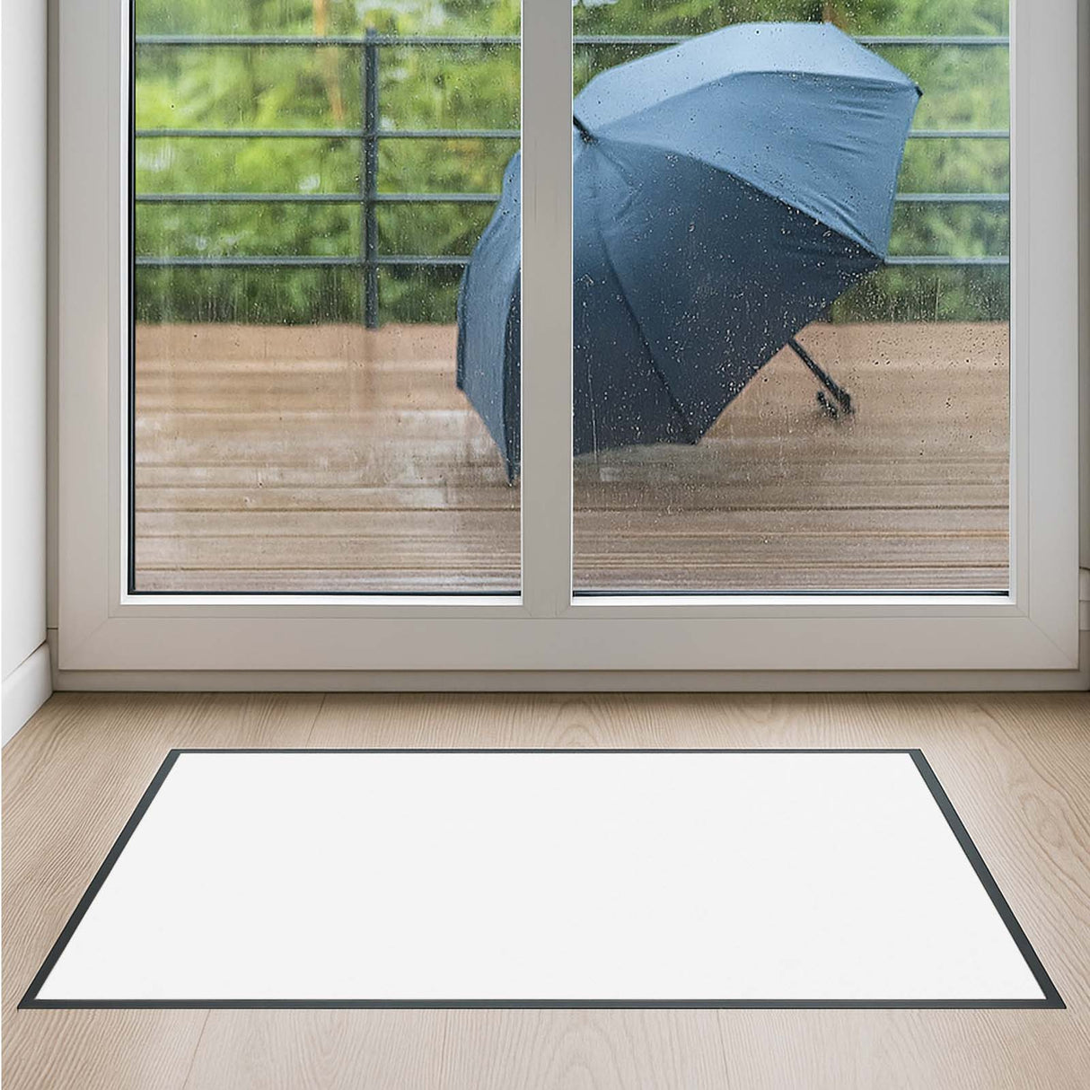 Premium Schmutzfangmatte PUBLIC - mit Brandschutzklasse - Maßanfertigung in 100 Farben Länge: 75cm x Breite: 50cm [ID:1786175369139]