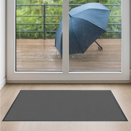 Premium Schmutzfangmatte PUBLIC nach Maß mit Brandschutz | 010 Stahlgrau