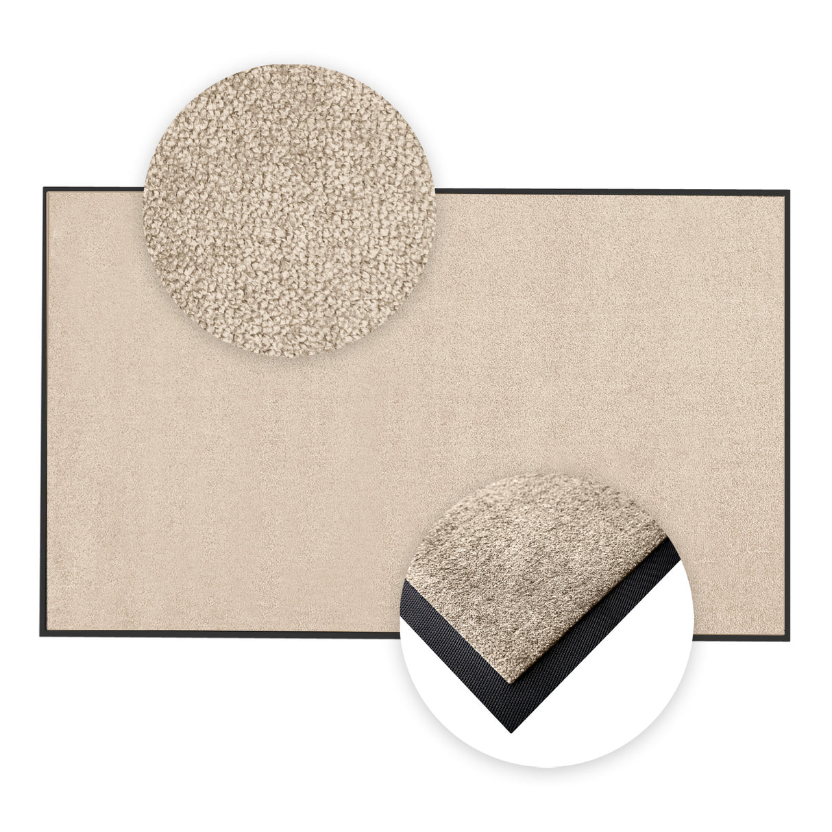 Tapis anti-salissures haut de gamme - couleurs éclatantes et de haute qualité - disponible en 100 couleurs sur mesure