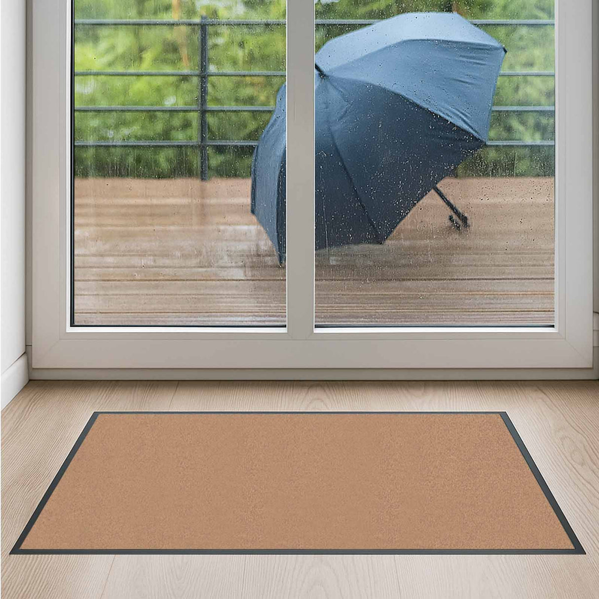 Premium Schmutzfangmatte PUBLIC - mit Brandschutzklasse - Maßanfertigung in 100 Farben Länge: 90cm x Breite: 150cm [ID:1787578918377]