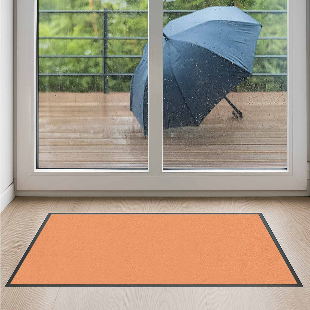 Premium Schmutzfangmatte PUBLIC - mit Brandschutzklasse - Maßanfertigung in 100 Farben 70cm x 50cm [ID:1781608329487]
