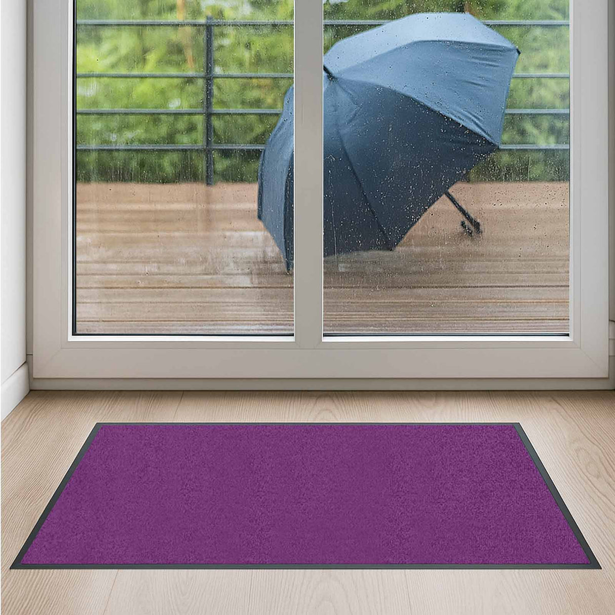 Premium Schmutzfangmatte PUBLIC - mit Brandschutzklasse - Maßanfertigung in 100 Farben 305cm x 85cm [ID:1781096893132]