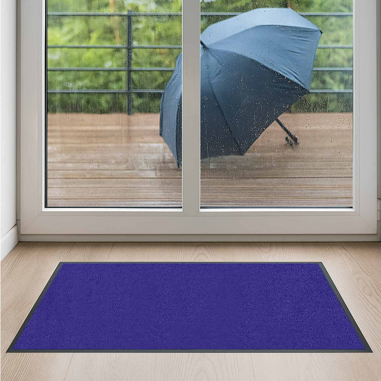 Premium Schmutzfangmatte PUBLIC - mit Brandschutzklasse - Maßanfertigung in 100 Farben Länge: 150cm x Breite: 90cm [ID:1785852619415]