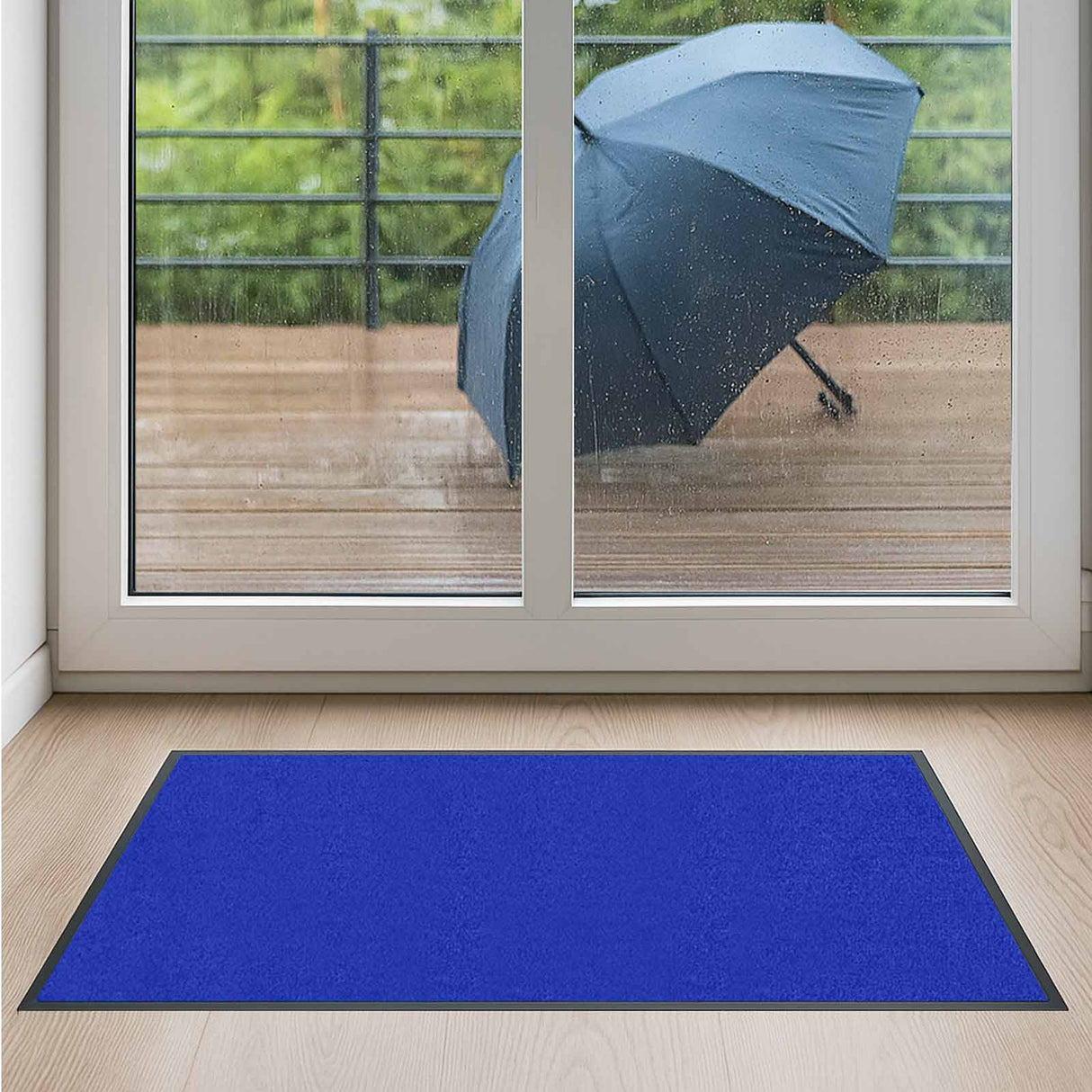 Premium Schmutzfangmatte PUBLIC - mit Brandschutzklasse - Maßanfertigung in 100 Farben Länge: 150cm x Breite: 90cm [ID:1788343748950]