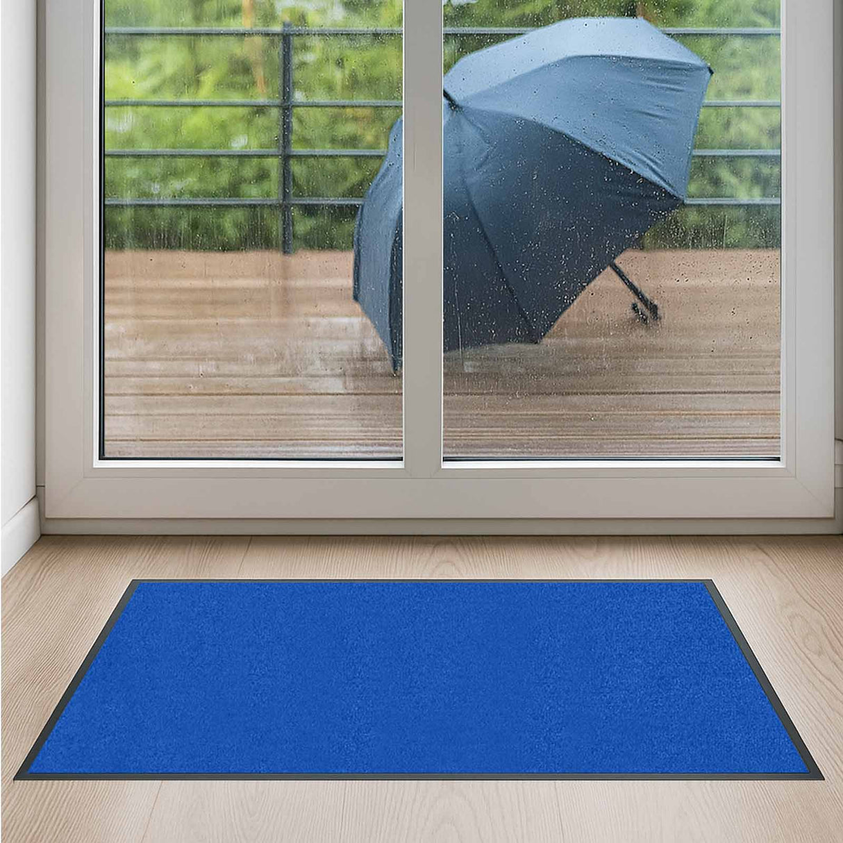 Premium Schmutzfangmatte PUBLIC - mit Brandschutzklasse - Maßanfertigung in 100 Farben Länge: 150cm x Breite: 70cm [ID:1787207725402]