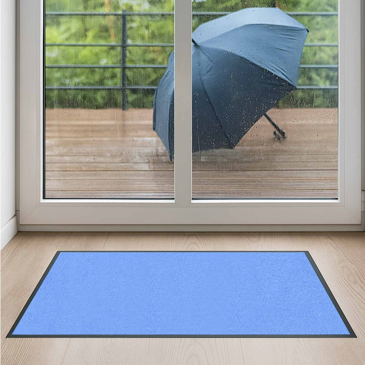 Premium Schmutzfangmatte PUBLIC - mit Brandschutzklasse - Maßanfertigung in 100 Farben Länge: 150cm x Breite: 90cm [ID:1788344261105]