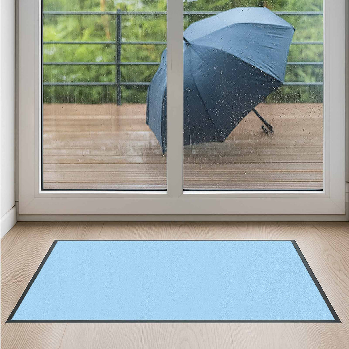 Premium Schmutzfangmatte PUBLIC - mit Brandschutzklasse - Maßanfertigung in 100 Farben Länge: 60cm x Breite: 30cm [ID:1784189288504]