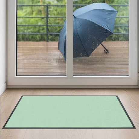 Premium Schmutzfangmatte PUBLIC nach Maß mit Brandschutz | 091 Pastellgrün