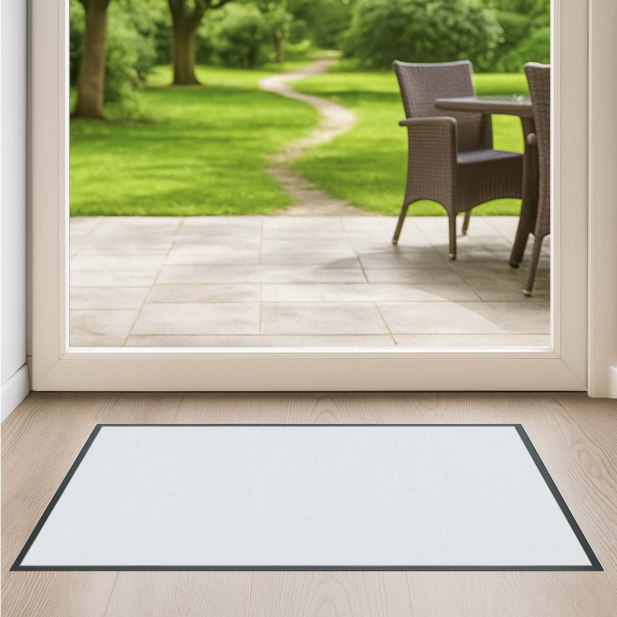 Schmutzfangmatte Premium - hochwertig & farbbrillant - Maßanfertigung in 100 Farben Länge: 90cm x Breite: 160cm [ID:1785664195790]