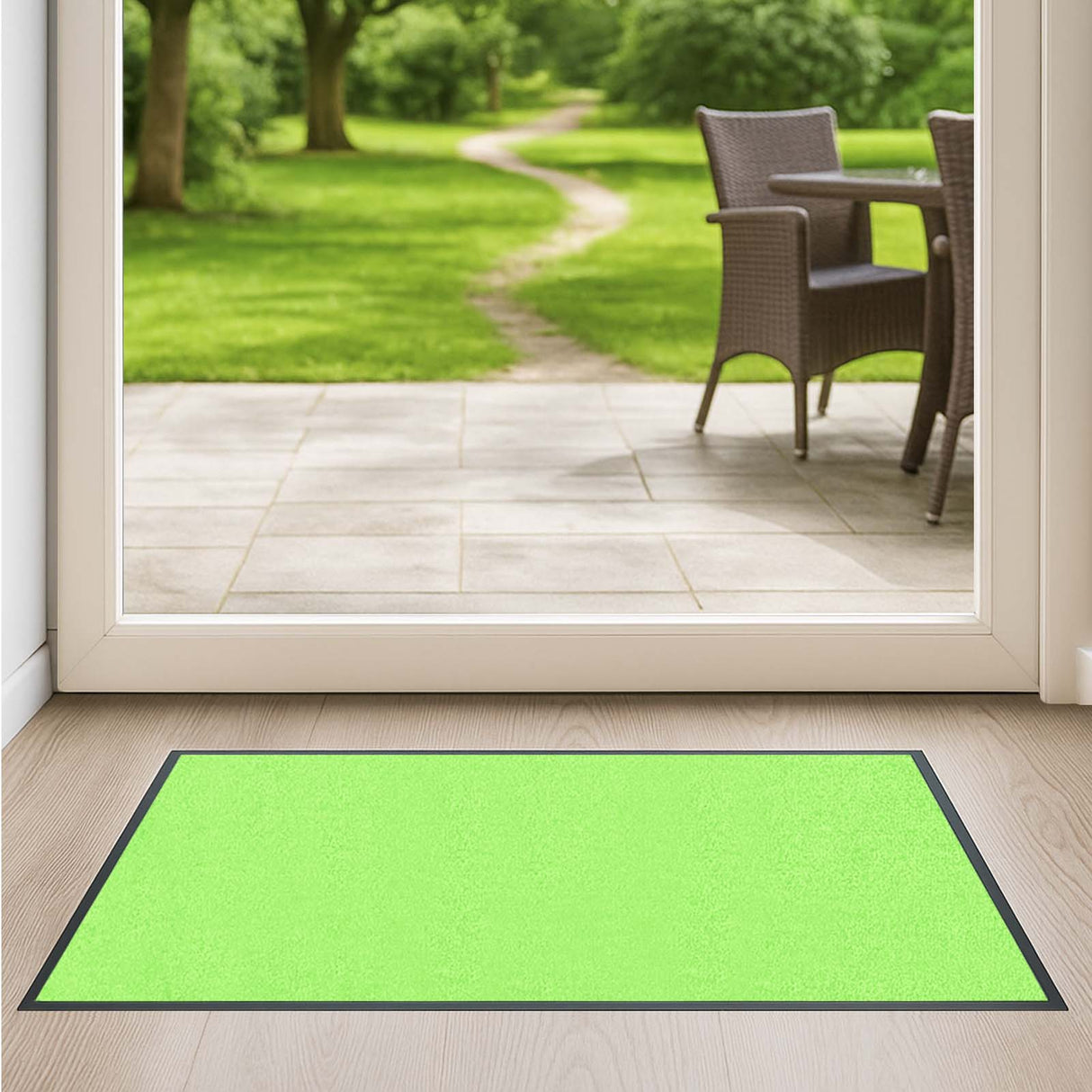 Schmutzfangmatte Premium - hochwertig & farbbrillant - Maßanfertigung in 100 Farben Länge: 150cm x Breite: 90cm [ID:1786044289010]