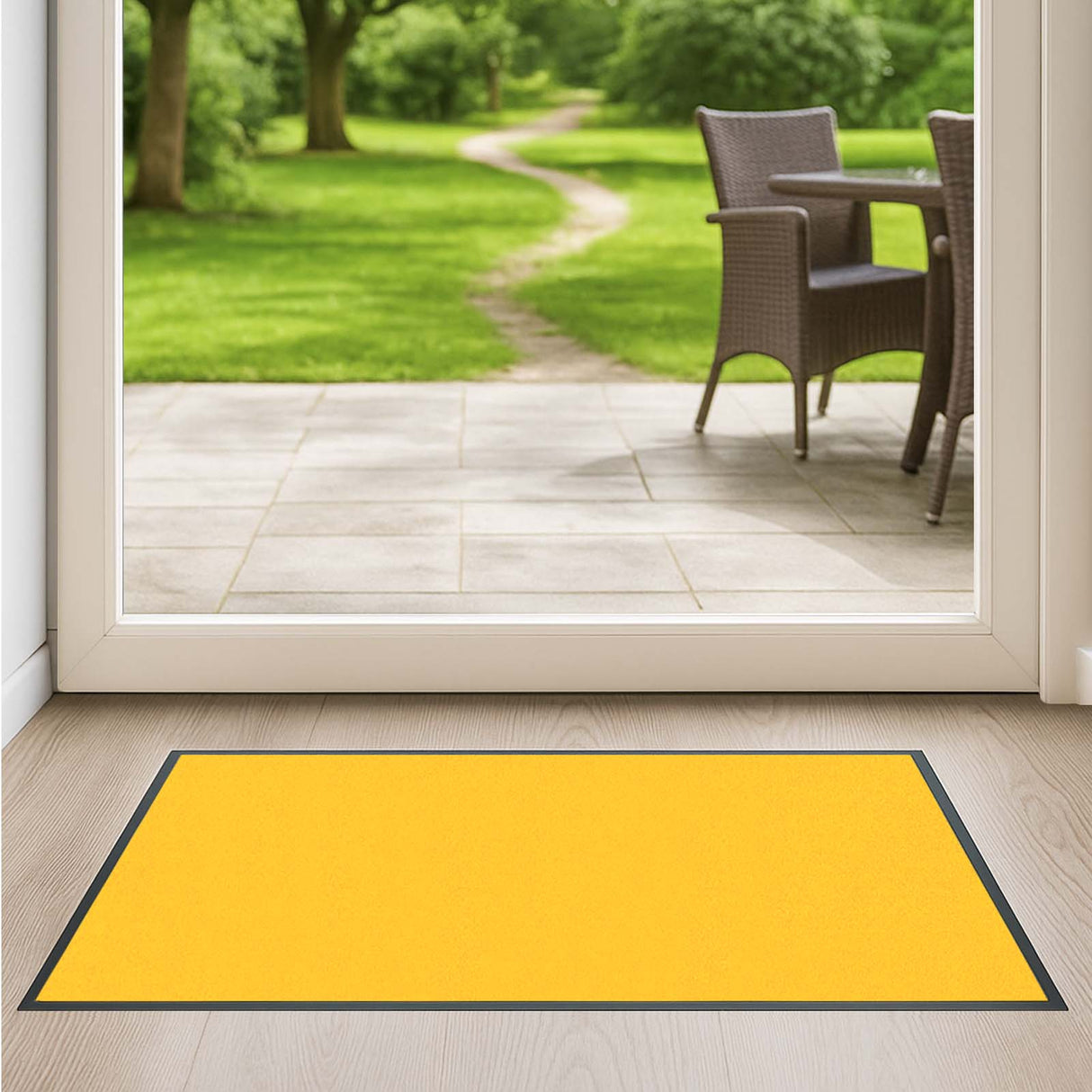 Schmutzfangmatte Premium - hochwertig & farbbrillant - Maßanfertigung in 100 Farben Länge: 40cm x Breite: 40cm [ID:1787489965836]