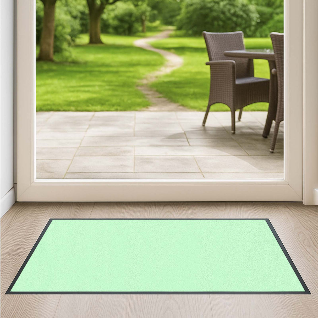 Schmutzfangmatte Premium nach Maß | 090 Eisgrün