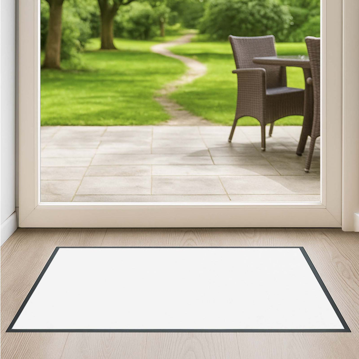 Schmutzfangmatte Premium - hochwertig & farbbrillant - Maßanfertigung in 100 Farben Länge: 80cm x Breite: 40cm [ID:1786692147601]