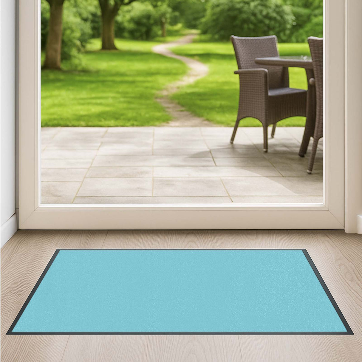 Schmutzfangmatte Premium - hochwertig & farbbrillant - Maßanfertigung in 100 Farben Länge: 60cm x Breite: 40cm [ID:1786984250013]