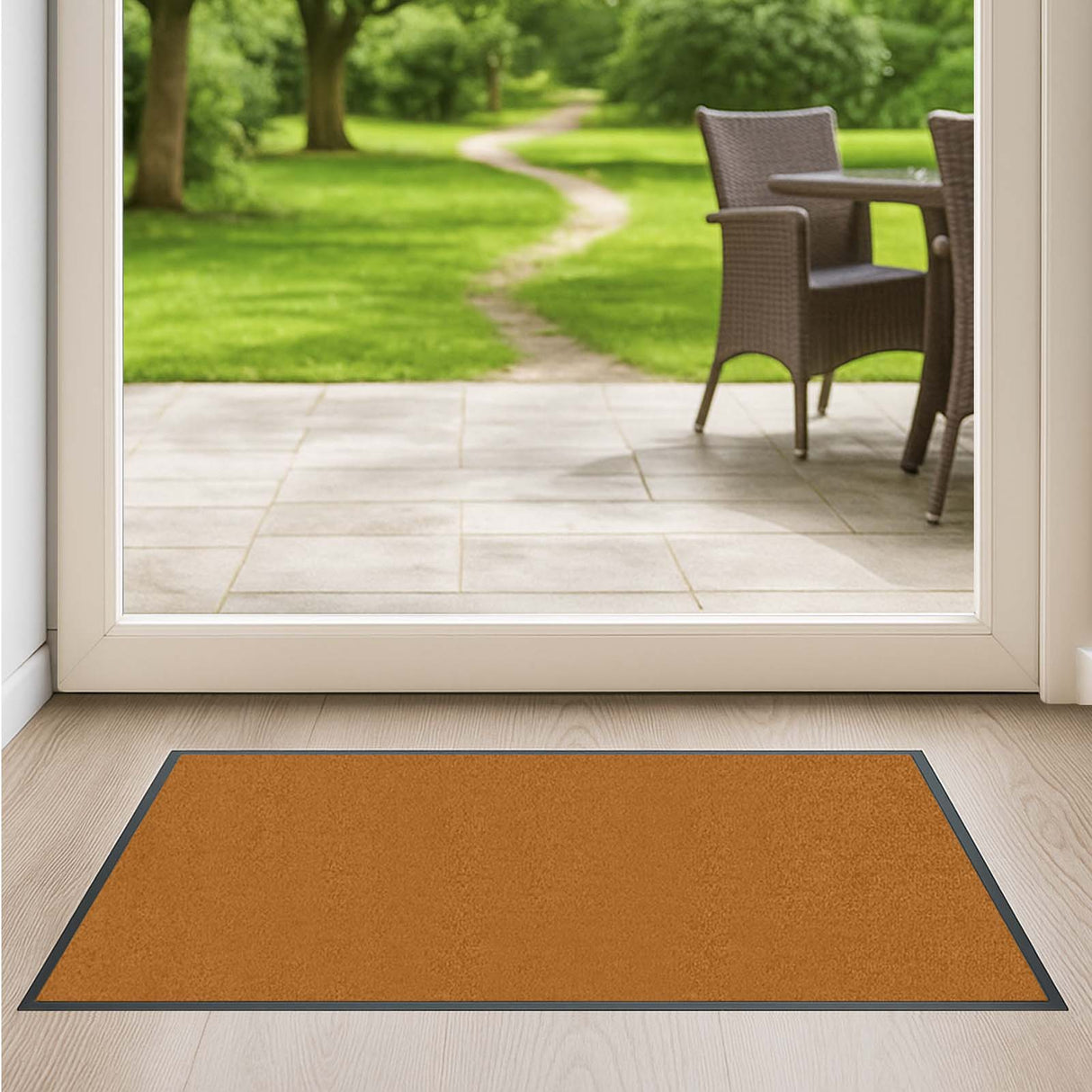 Schmutzfangmatte Premium - hochwertig & farbbrillant - Maßanfertigung in 100 Farben Länge: 78cm x Breite: 70cm [ID:1786304616247]