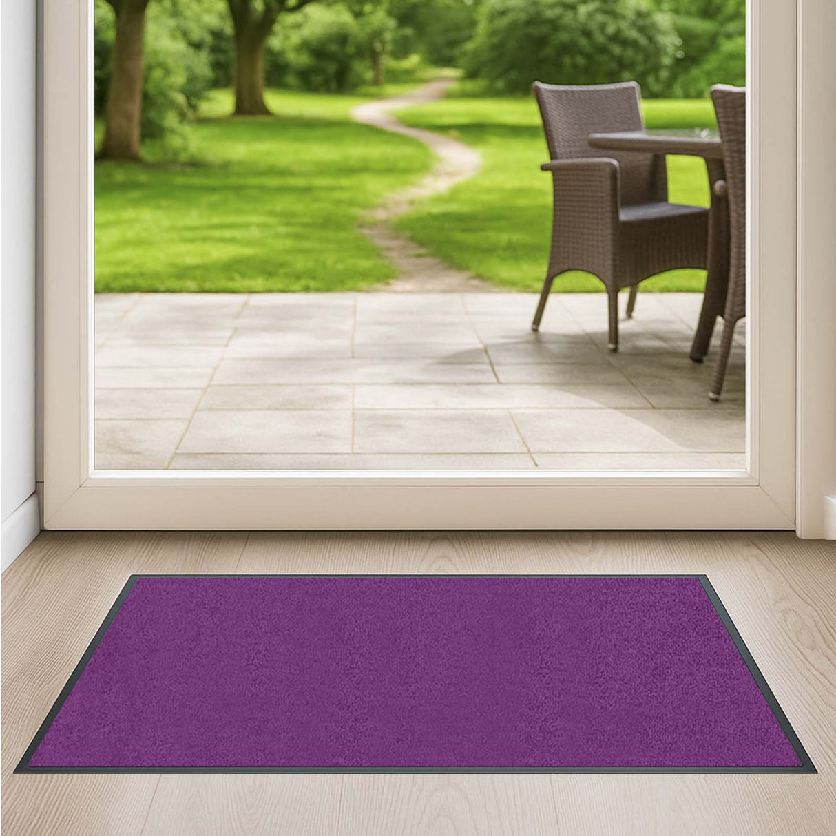 Schmutzfangmatte Premium - hochwertig & farbbrillant - Maßanfertigung in 100 Farben Länge: 150cm x Breite: 60cm [ID:1787895803235]