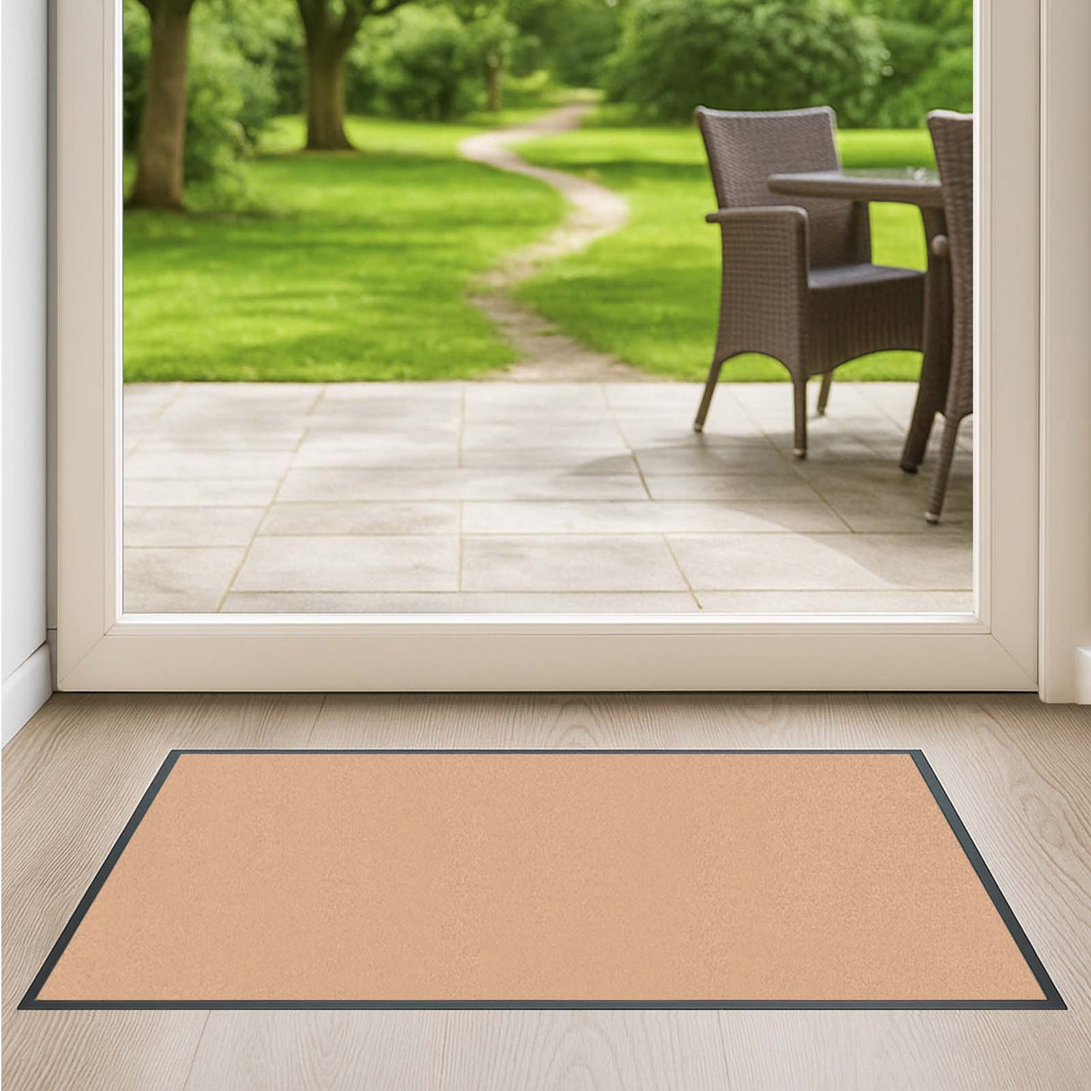 Schmutzfangmatte Premium - hochwertig & farbbrillant - Maßanfertigung in 100 Farben Länge: 115cm x Breite: 90cm [ID:1788296389671]