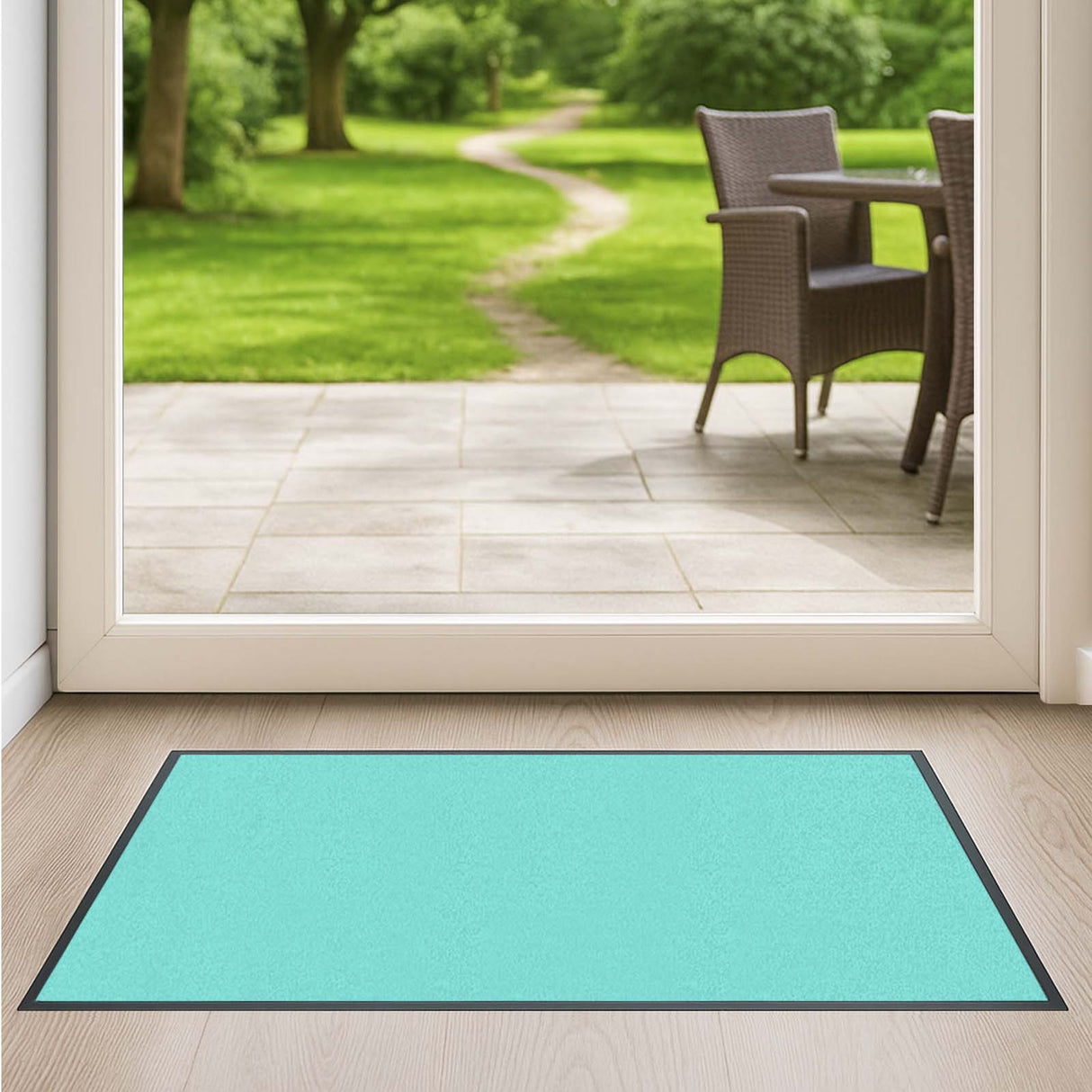 Schmutzfangmatte Premium - hochwertig & farbbrillant - Maßanfertigung in 100 Farben Länge: 70cm x Breite: 37cm [ID:1788522739888]