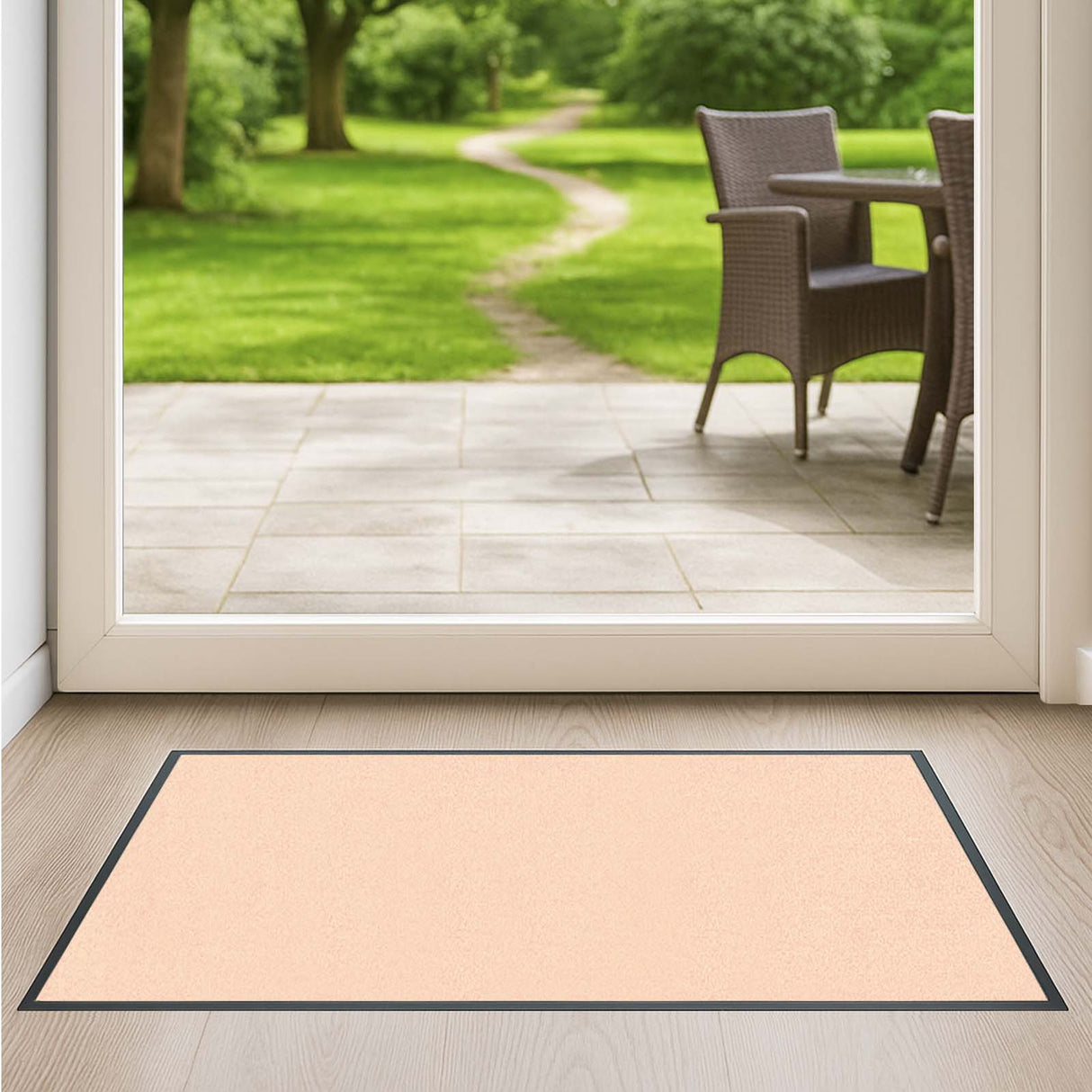 Schmutzfangmatte Premium - hochwertig & farbbrillant - Maßanfertigung in 100 Farben Länge: 40cm x Breite: 60cm [ID:1788257688941]