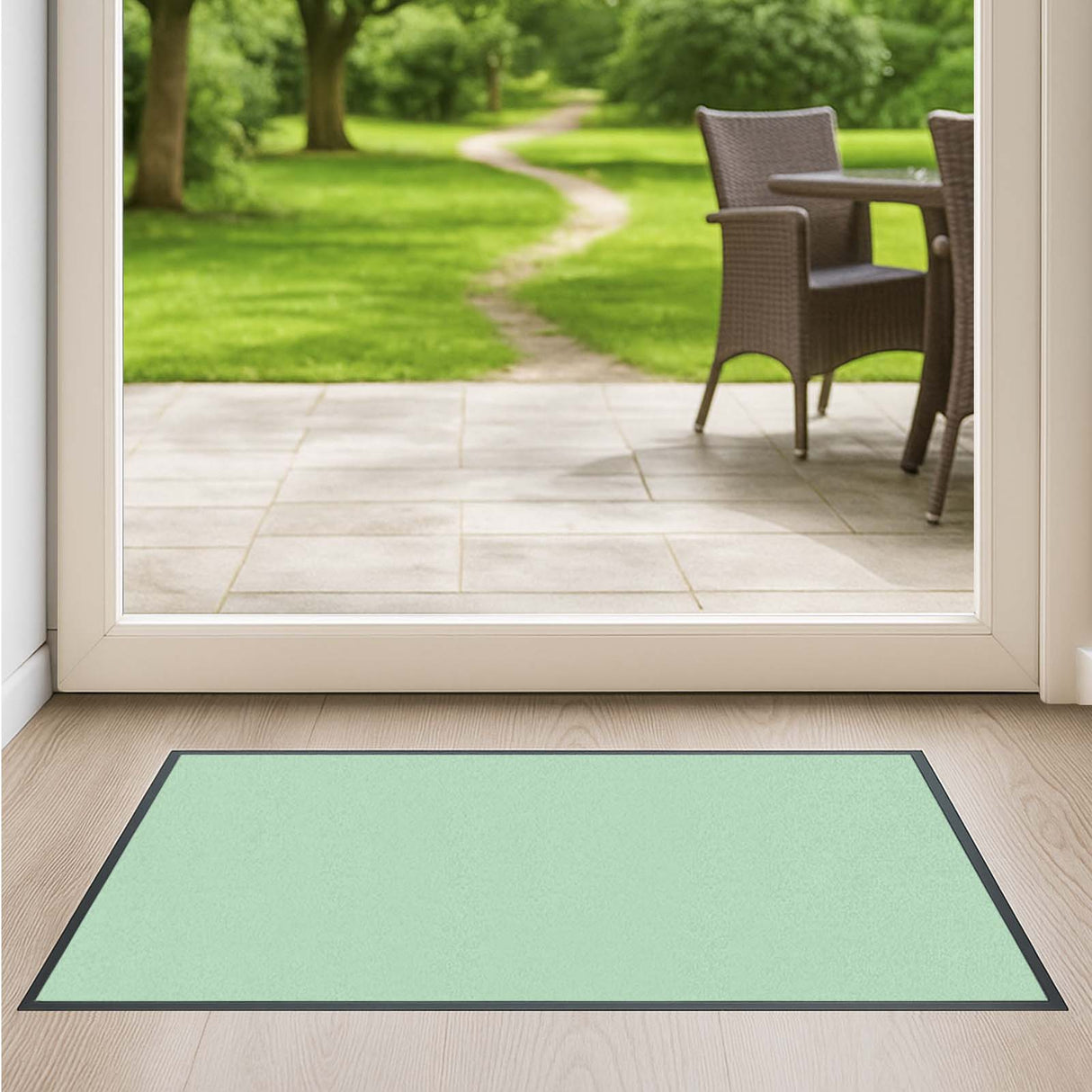 Schmutzfangmatte Premium - hochwertig & farbbrillant - Maßanfertigung in 100 Farben Länge: 120cm x Breite: 60cm [ID:1785926774229]
