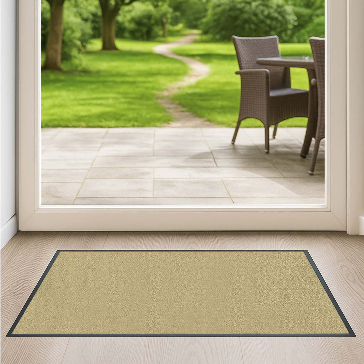Schmutzfangmatte Premium - hochwertig & farbbrillant - Maßanfertigung in 100 Farben Länge: 70cm x Breite: 45cm [ID:1786182833111]