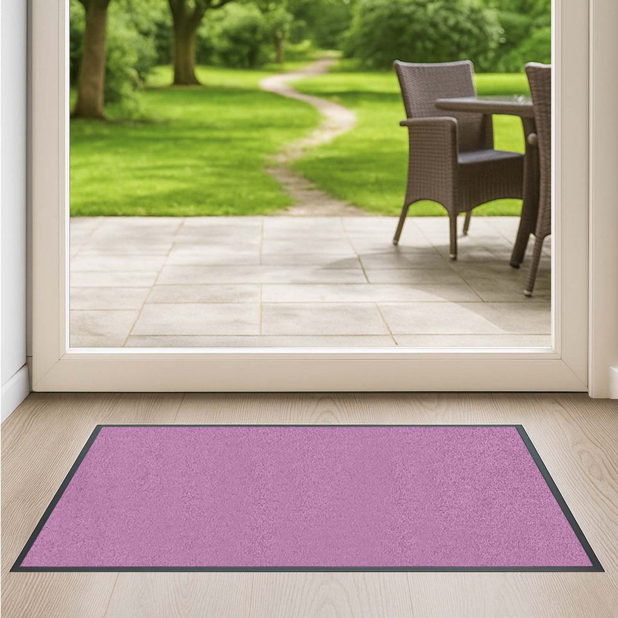 Schmutzfangmatte Premium - hochwertig & farbbrillant - Maßanfertigung in 100 Farben Länge: 85cm x Breite: 85cm [ID:1788497368722]