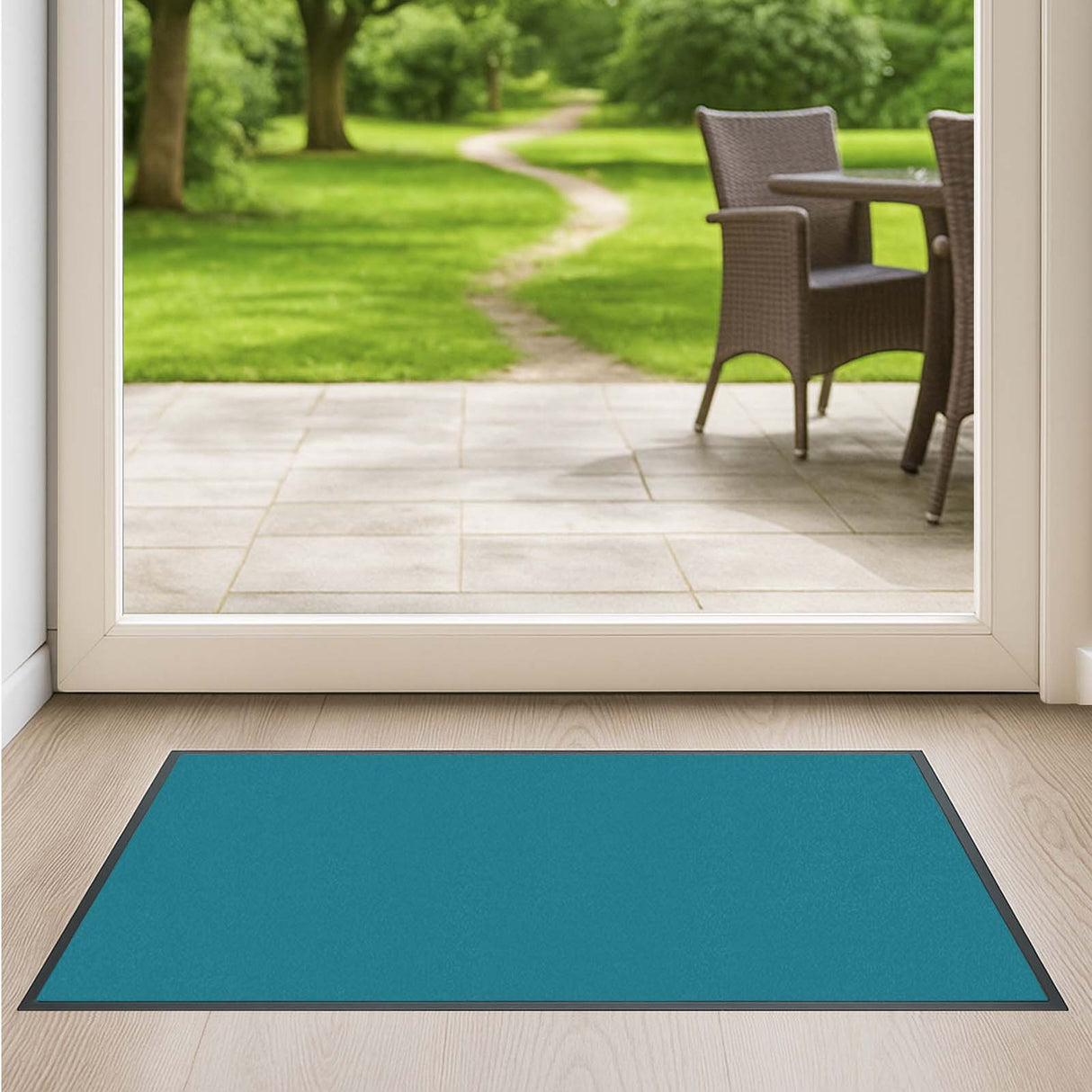Schmutzfangmatte Premium - hochwertig & farbbrillant - Maßanfertigung in 100 Farben Länge: 355cm x Breite: 50cm [ID:1787069673376]
