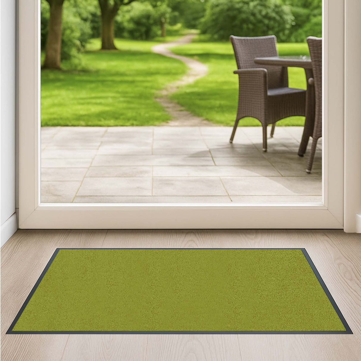 Schmutzfangmatte Premium - hochwertig & farbbrillant - Maßanfertigung in 100 Farben Länge: 50cm x Breite: 40cm [ID:1785575285890]