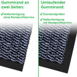 STAR - Klassische Fußmatte mit robustem Flor | Blau