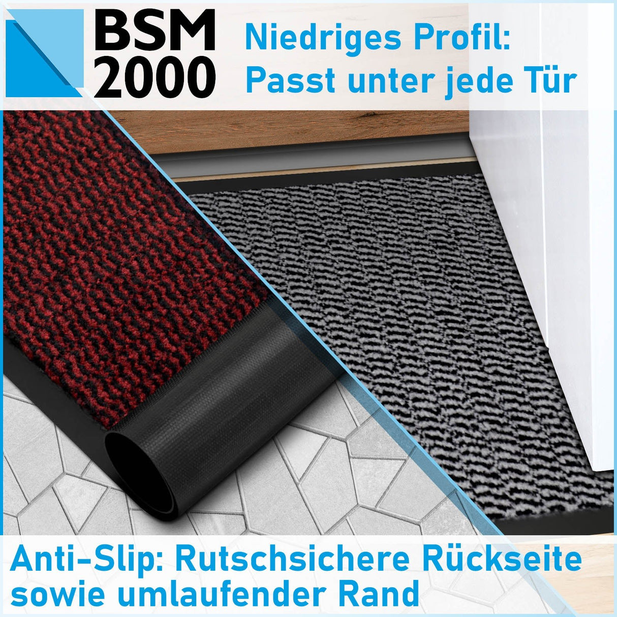 STAR - Die richtige Fußmatte für Ihre Haustür | Blau