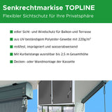 Senkrechtmarkise TOPLINE Informationen Mattenlager