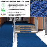 Sicherheitsmatte SAFETY STEP Anwendung Eingangsbereich Mattenlager | Blau