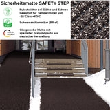 Sicherheitsmatte SAFETY STEP Anwendung Eingangsbereich Mattenlager | Braun