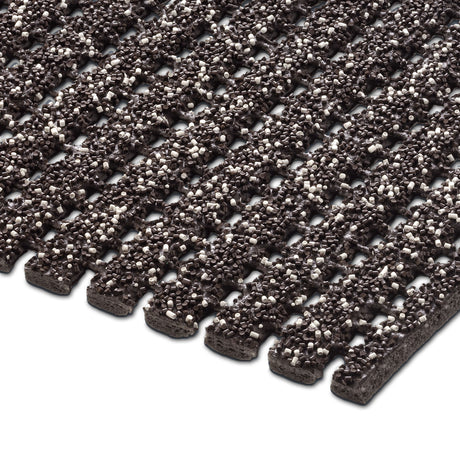 Sicherheitsmatte SAFETY STEP Nahaufnahme Mattenlager | Braun