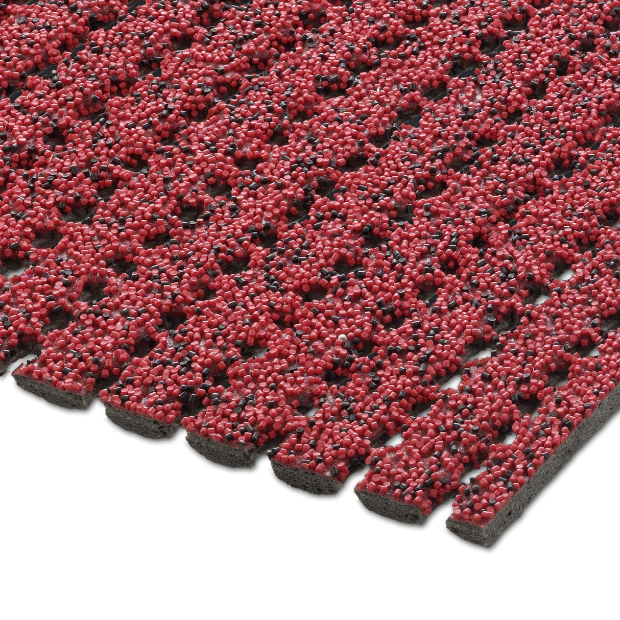 Sicherheitsmatte SAFETY STEP Nahaufnahme Mattenlager | Rot