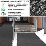 Sicherheitsmatte SAFETY STEP Anwendung Eingangsbereich Mattenlager | Salz Pfeffer