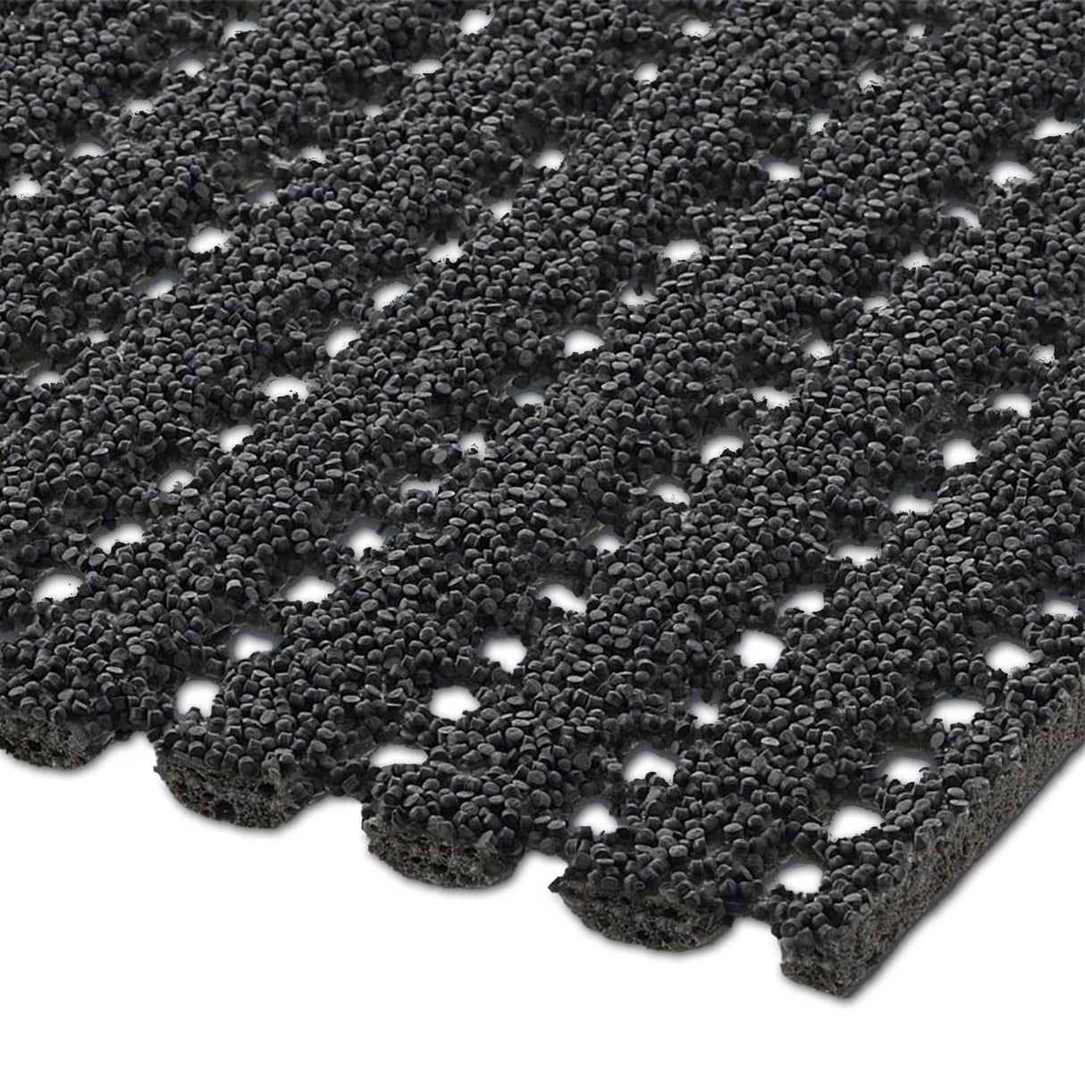 Sicherheitsmatte WINTER STEP Nahaufnahme Mattenlager | Dunkelgrau