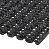 Sicherheitsmatte WINTER STEP Nahaufnahme Mattenlager | Dunkelgrau