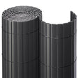 Sichtschutzmatte PVC SIGHT - Flexibler Sichtschutz in vielen Farben | Anthrazit 