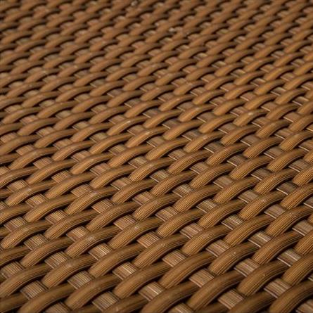 Sichtschutzstreifen CAVE Rattan-Optik | Cognac