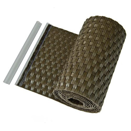 Sichtschutzstreifen CAVE Rattan-Optik | Hellbraun
