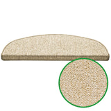 Stufenmatten GRANT - Viele Farben - 65x25cm - Halbrund | Beige