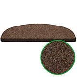 Stufenmatten GRANT - Viele Farben - 65x25cm - Halbrund | Braun